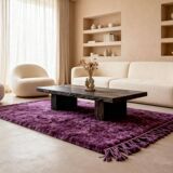 Handwoven traditional pure wool rug 1.4/2.6 m