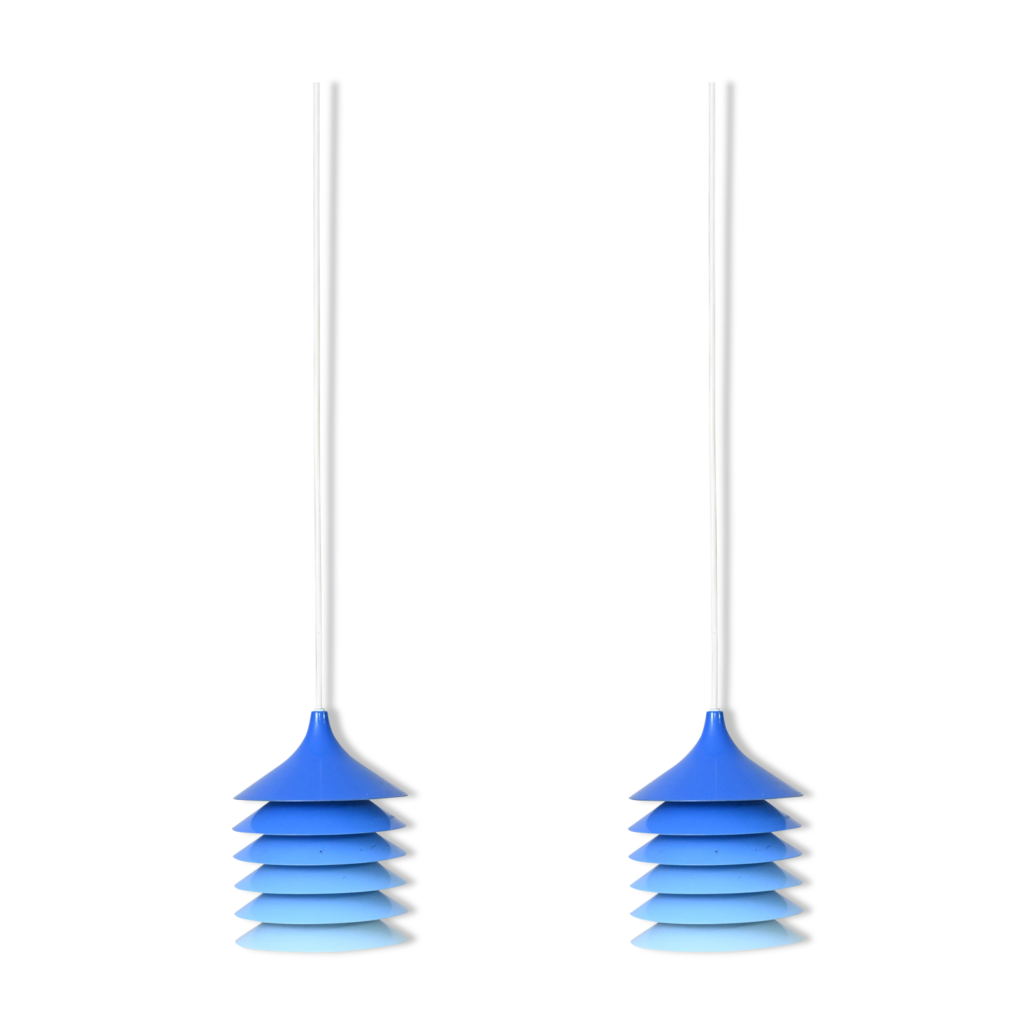 IKEA "Duett" pendant lamps by Bent Gantzel Boysen 1970s.