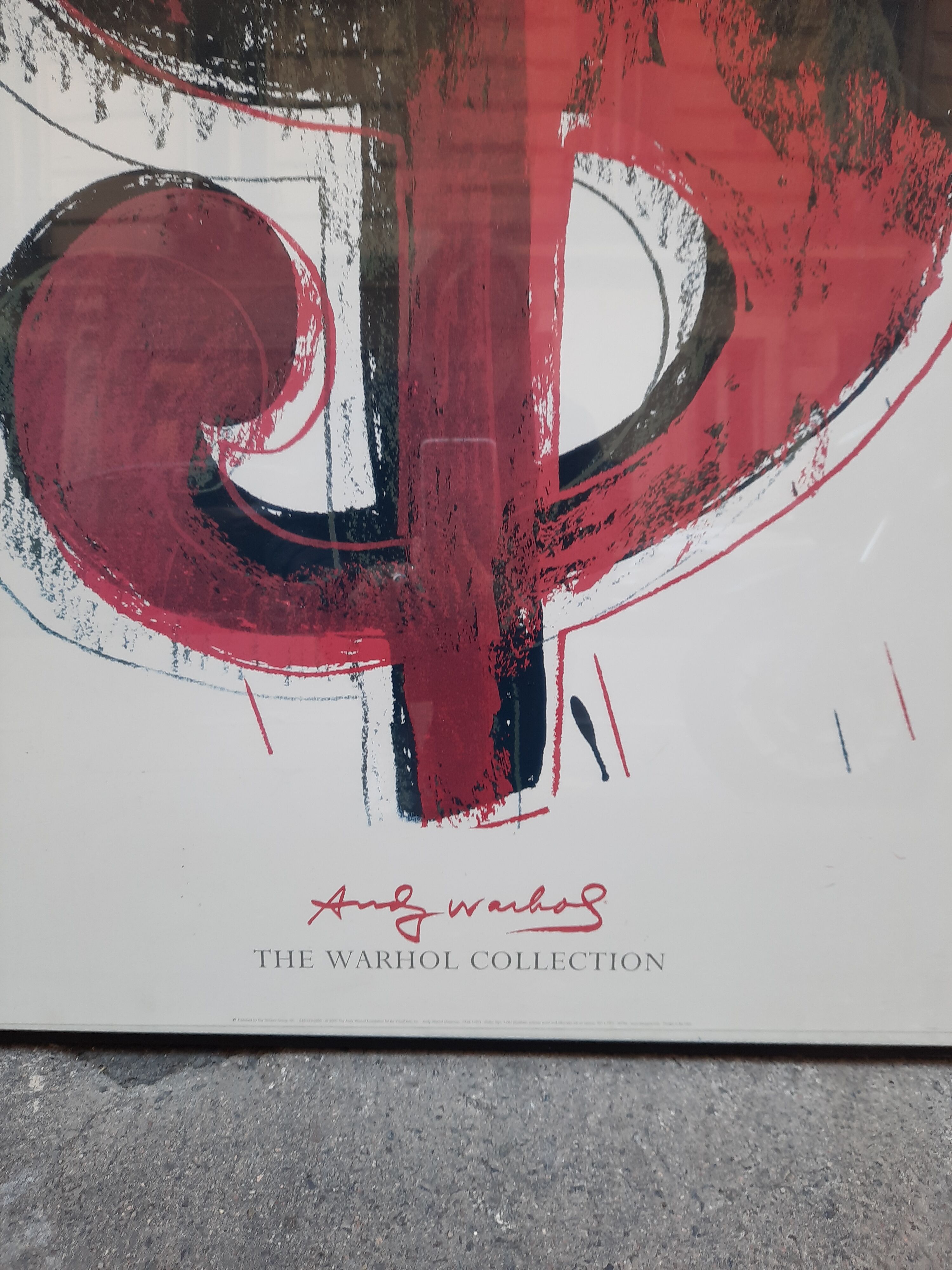Vintage poster Dollar Sign by Andy Warhol