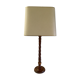 Solid wood-laying lamp turned - 60s