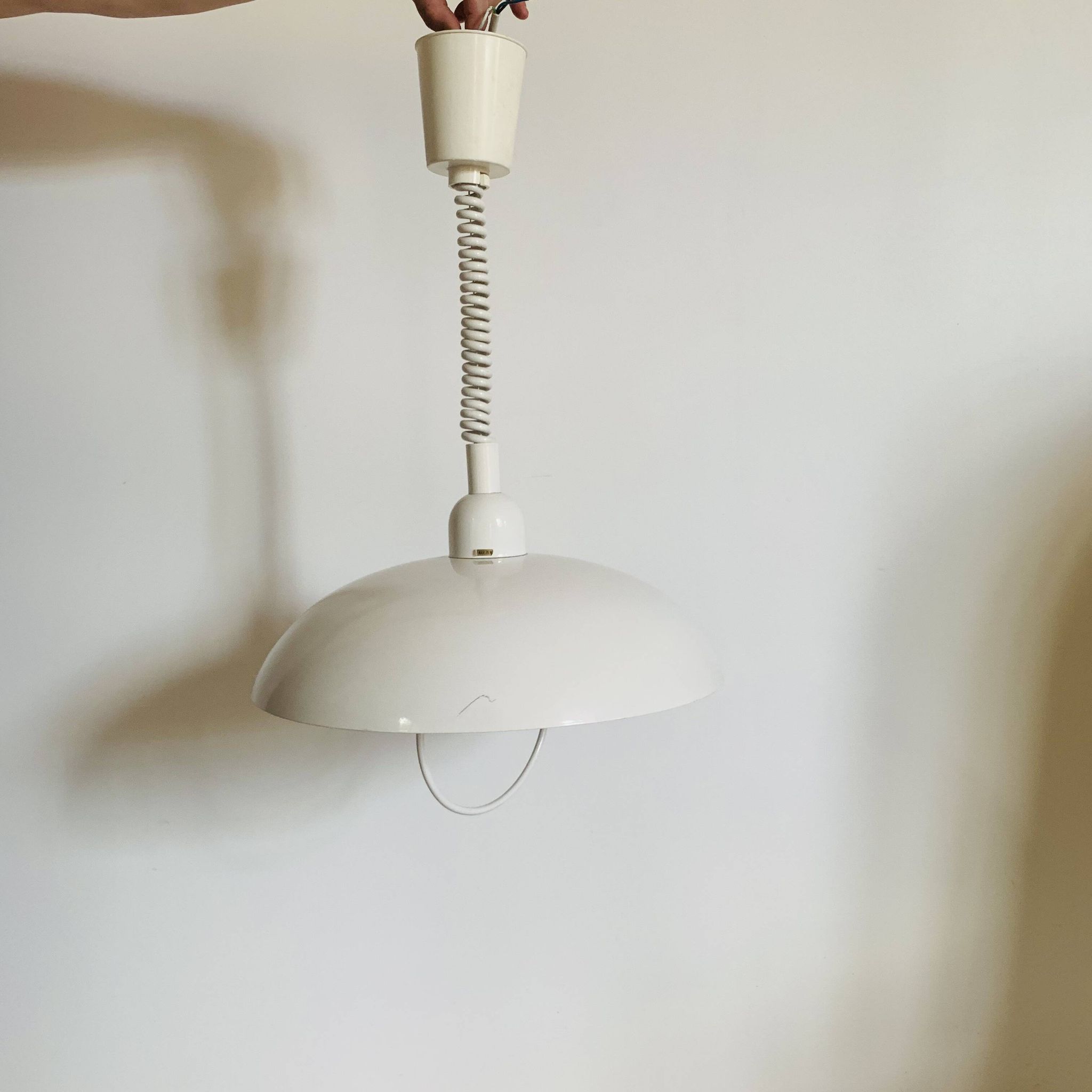 Italian white pendant light Elettrolampar