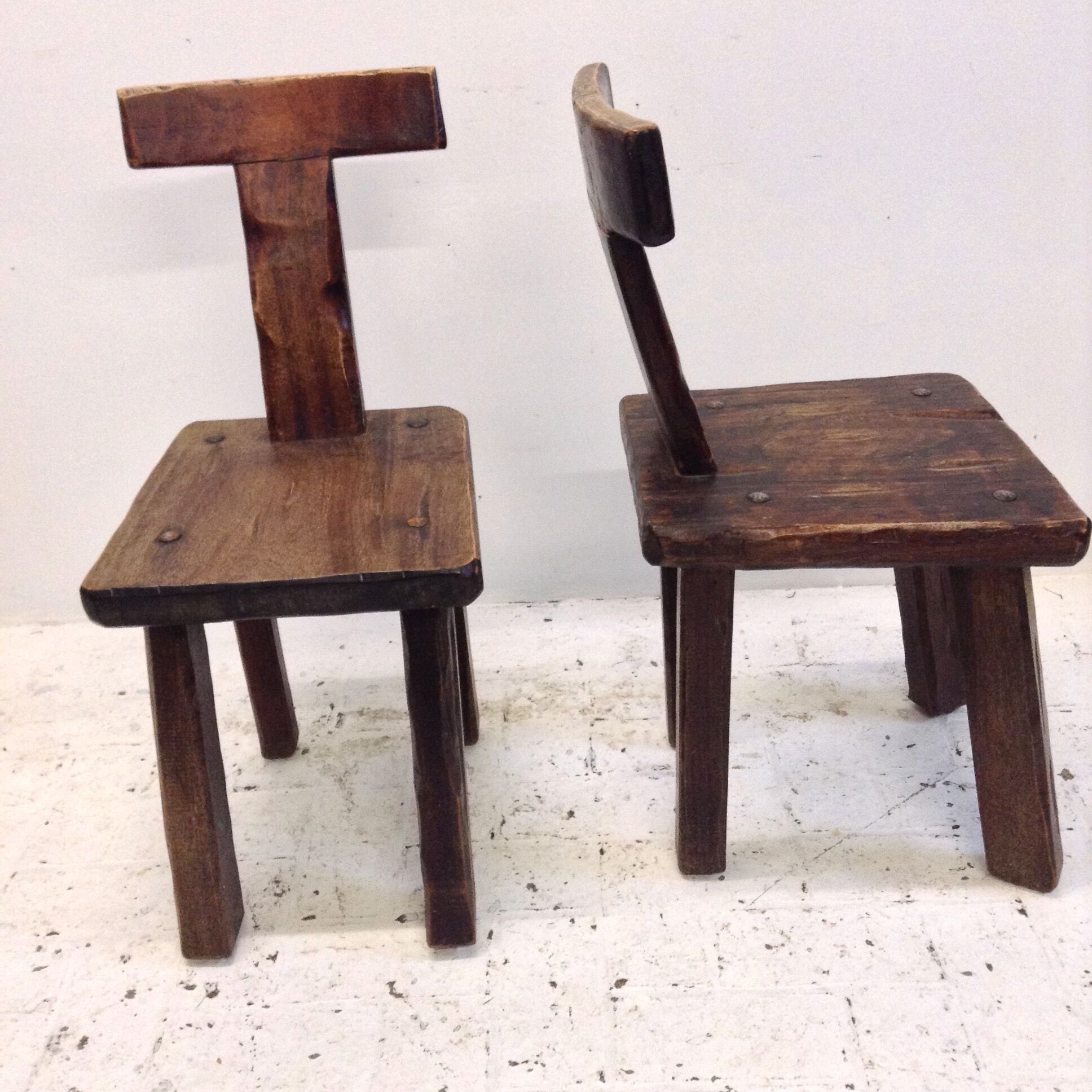 Brutalist chairs