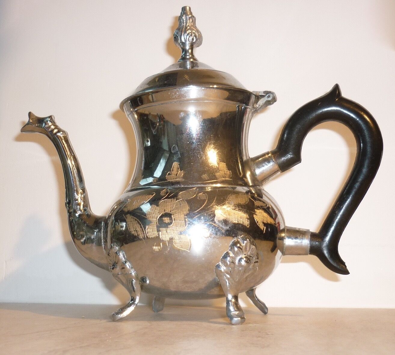 Metal and Bakelite teapot