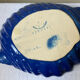 Saladier bleu coquillage Appolia vintage fabriqué en Bretagne