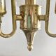 Vintage polished glass pendant lamp