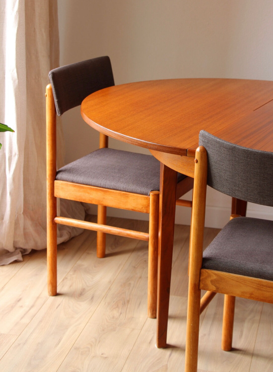 Suite of 5 chairs baumann 60s