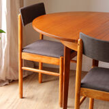 Suite of 5 chairs baumann 60s