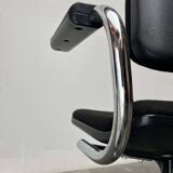 Vintage swivel office chair German model Eurochair 5600 by Fritz Makiol for Girsberger, 1970s.
