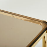 Bronze side table signed J.T. Lepelletier for Broncz circa 1960