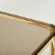Bronze side table signed J.T. Lepelletier for Broncz circa 1960