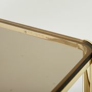Bronze side table signed J.T. Lepelletier for Broncz circa 1960