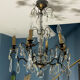 Grapevine chandelier NINETEENTH bronze and crystal