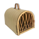 Rattan transport basket