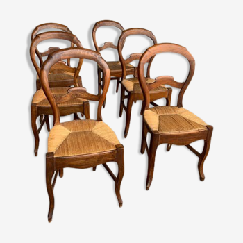 Série de 5 chaises Louis Philippe