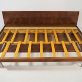 Art deco walnut sofa bed, 1960s