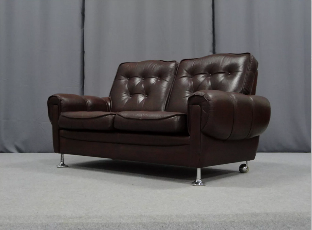 Leather sofa, 1970