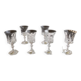 Verres à bourgogne en crystal