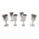 Verres à bourgogne en crystal
