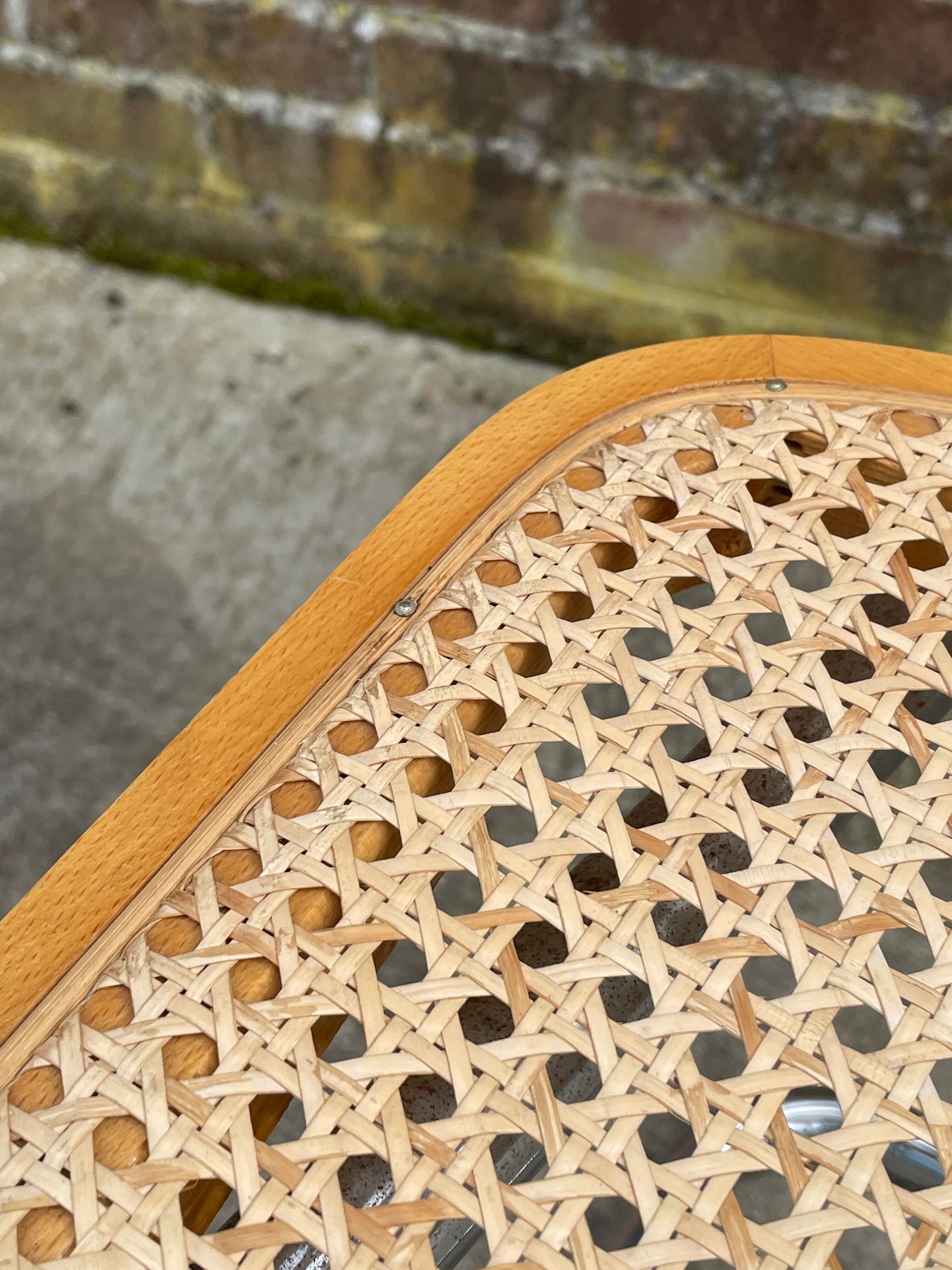 Cesca chair B64 with armrests by Marcel Breuer Design