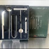 Vintage Stelton Bar Set Design Arne Jacobsen 6 pcs ensemble Design danois