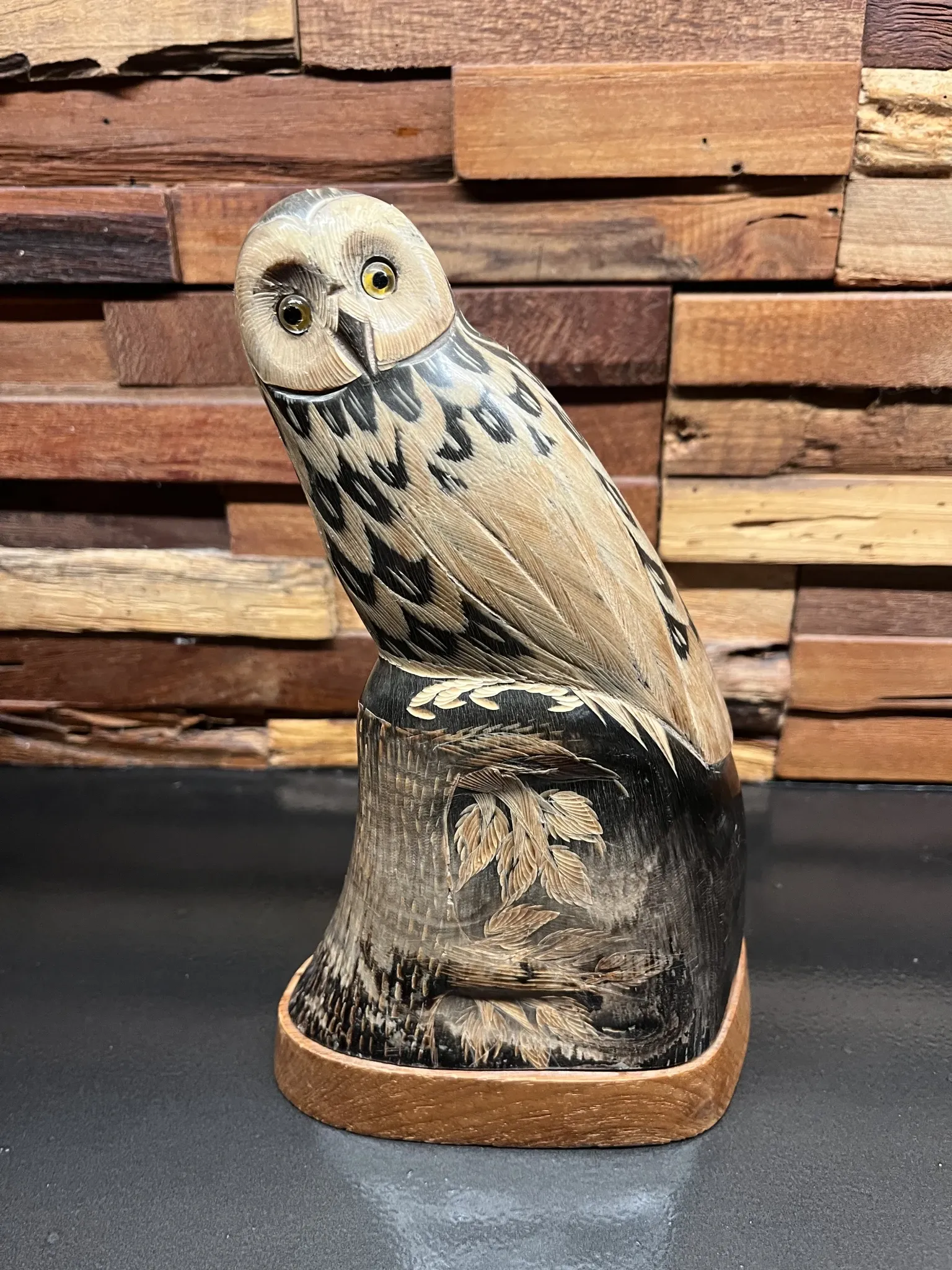 Owl sculpture