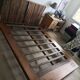 Wooden bed (peroba & black walnut) US Queen Size