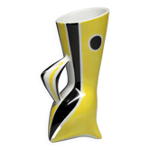 Vintage Vase • B&W “Wasp” Series • János Török • Zsolnay • 1950
