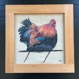 Brown hen painting