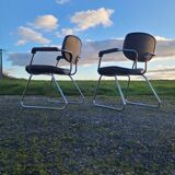 Pair of Unimob Lingua 97 armchairs