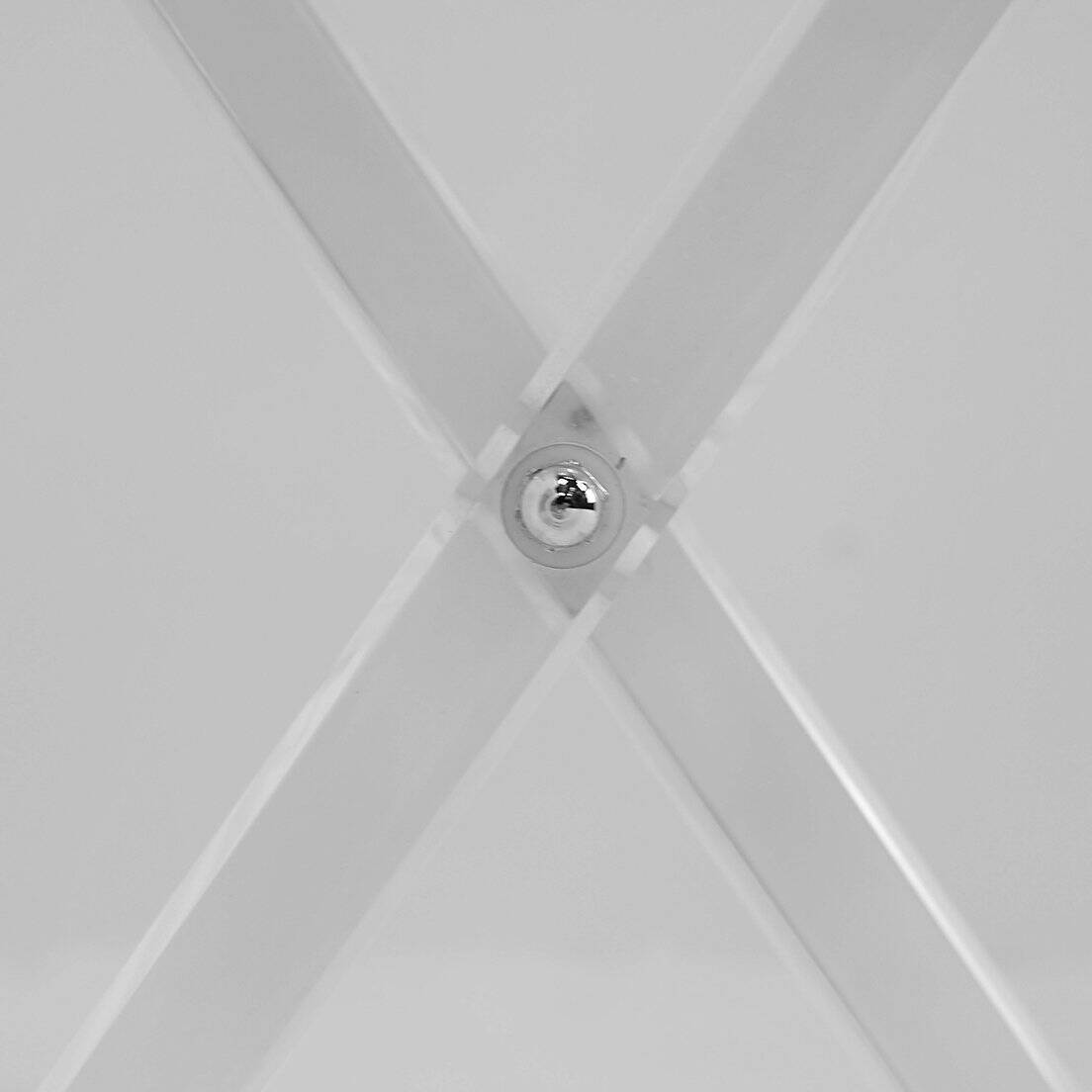 "Transparency" collection By David Lange "Dagobert" Curule seat - 1970s