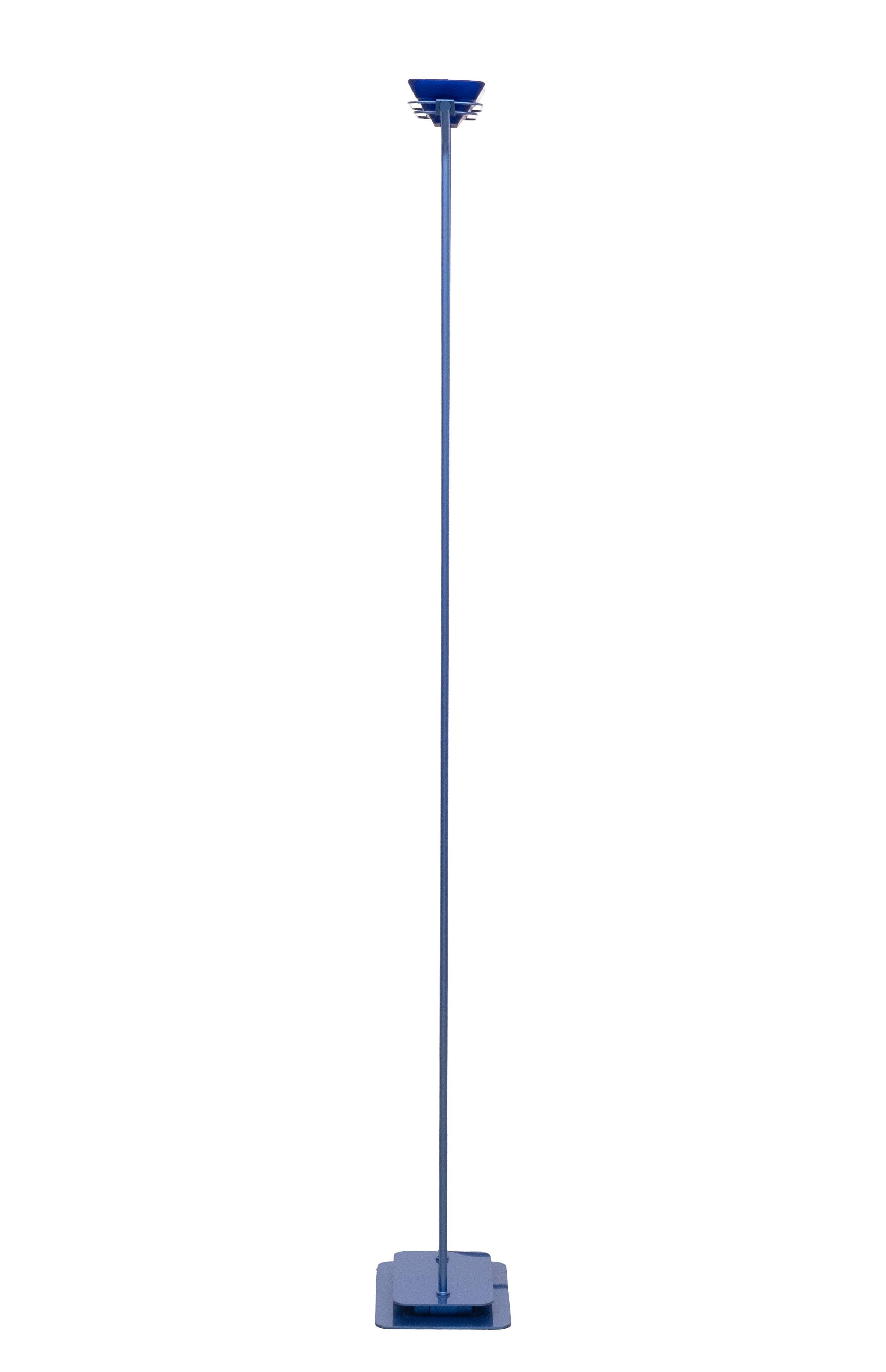 Post modern light Blue Halogen Floor lamp Design by Jordi Vilardell