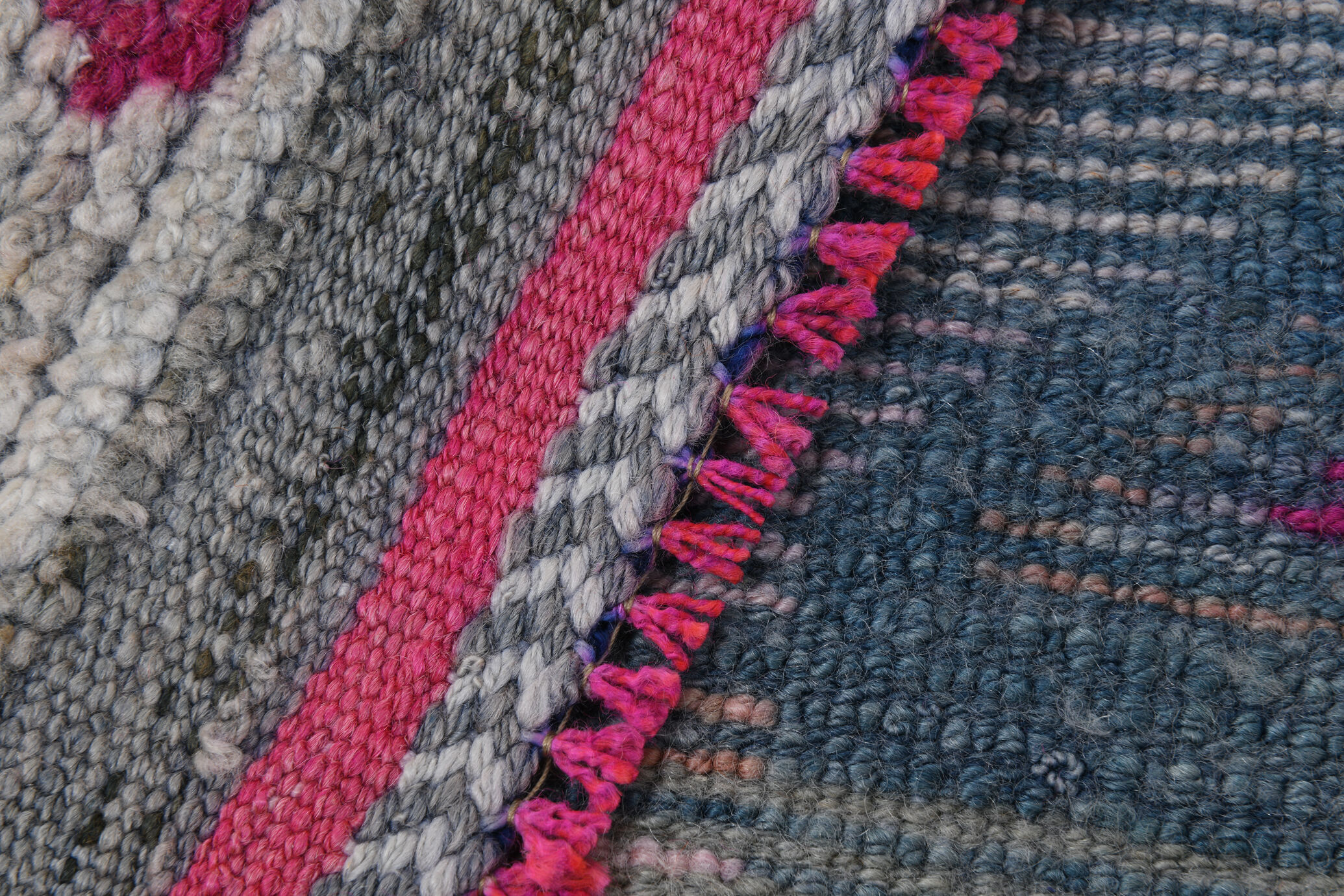 3x10 pastel wool vintage runner rug 309x98cm