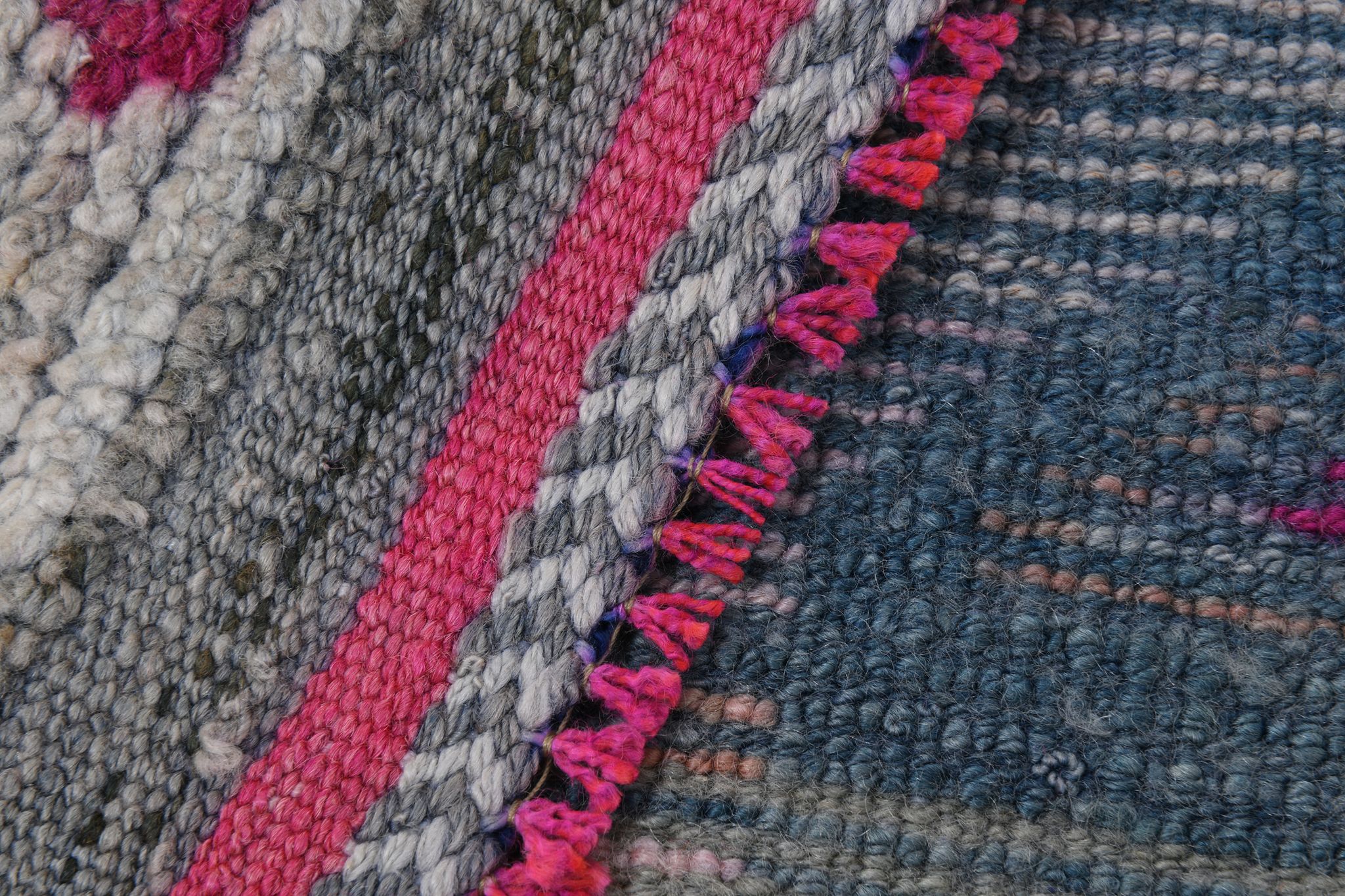 3x10 pastel wool vintage runner rug 309x98cm