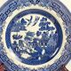 Set of 10 dessert plates, Asian pattern, Churchill, England 1970.