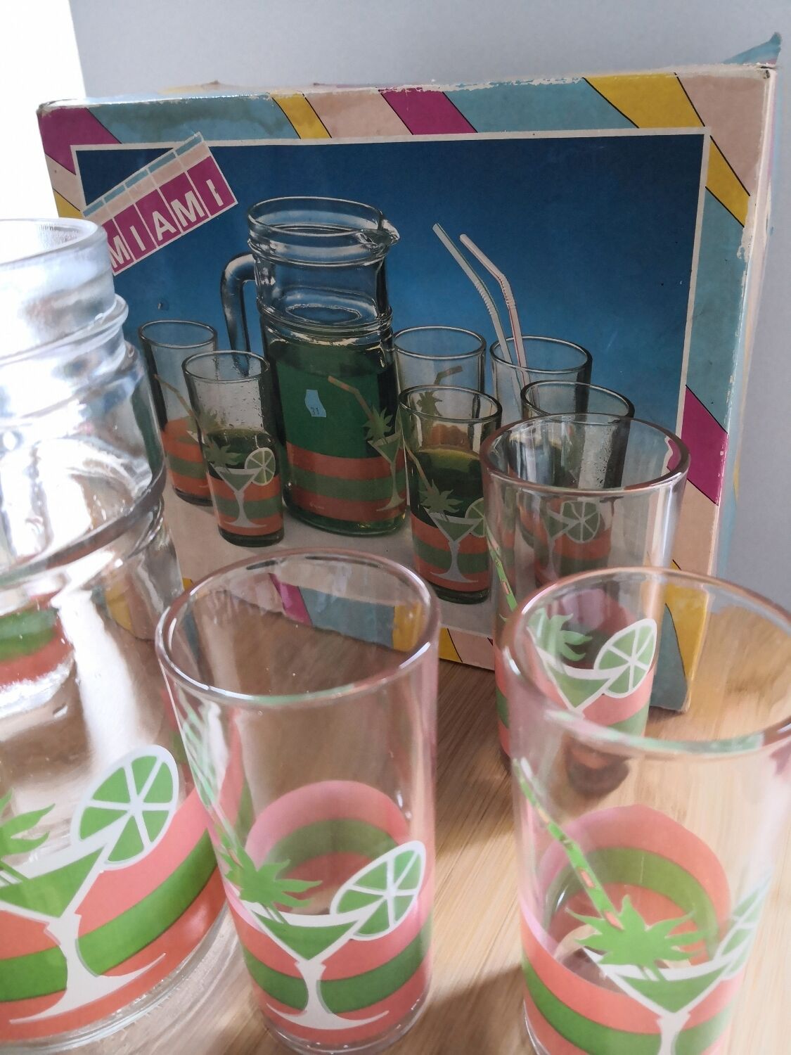 Vintage orangeade service