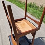 Set of 3 Scandinavian teak chairs