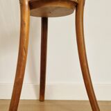 Rattan worker pedestal table from the 1950s