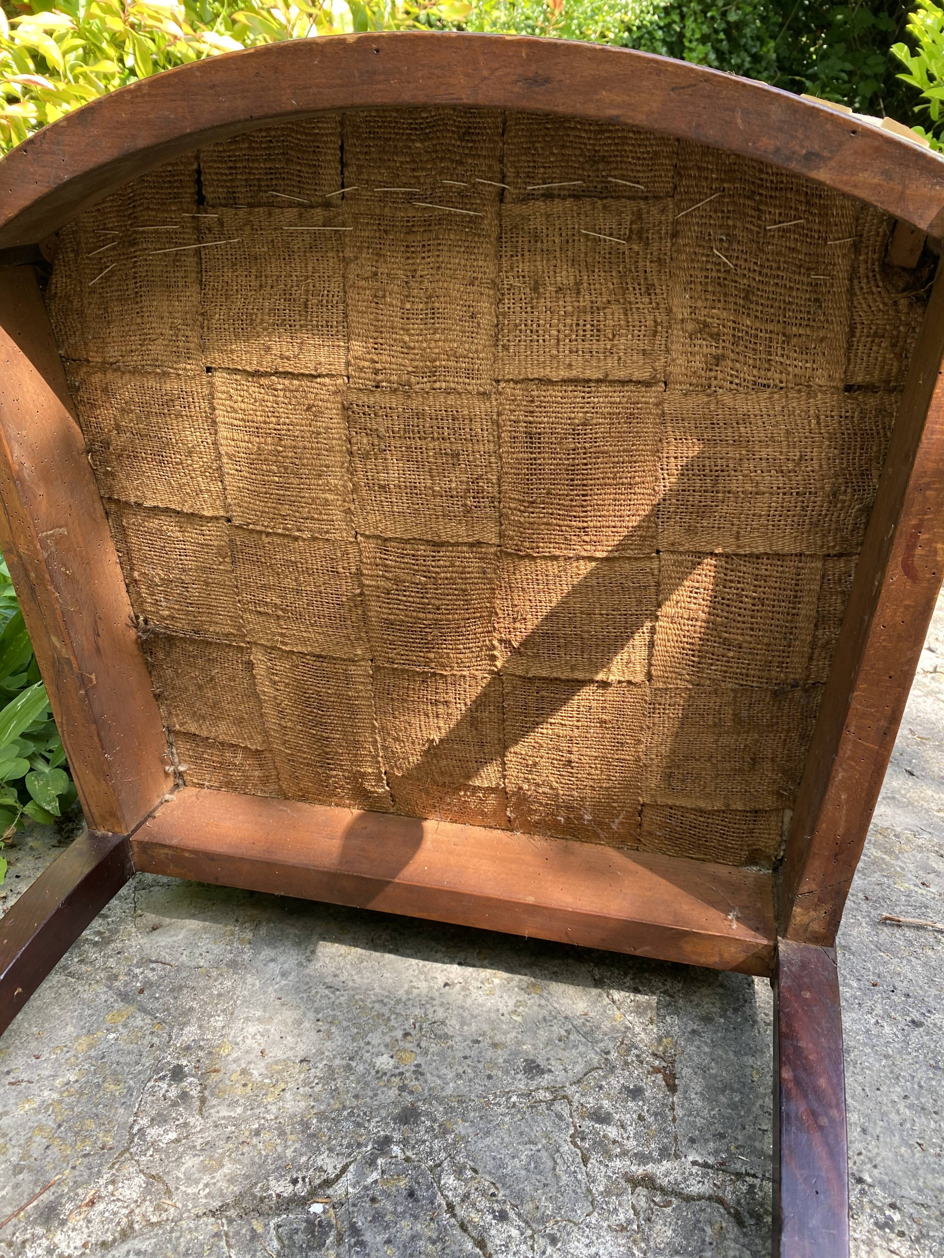 Armchair Bergère Empire early nineteenth