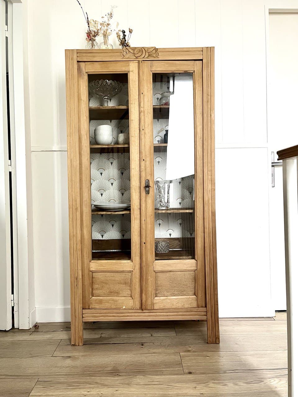 Art Deco glass cabinet