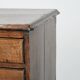 18th-century English antique oak commode