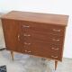 Spindle foot chest of drawers 1960
