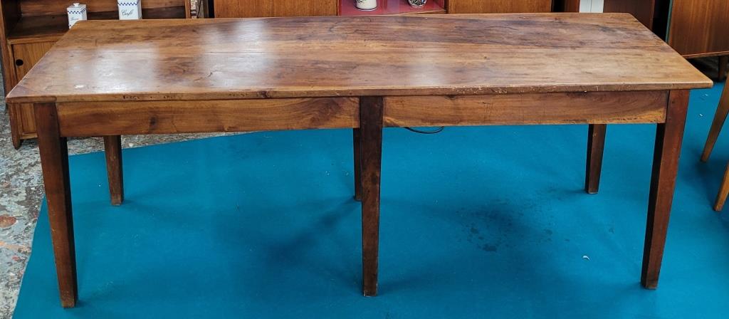 Walnut farm table - 6 feet - 10 places