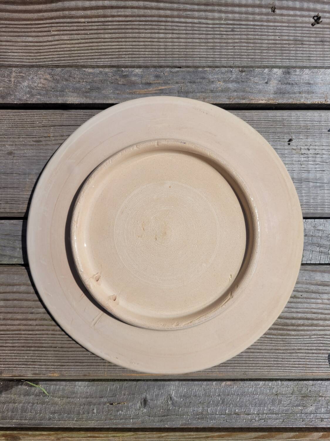 Glazed oriental plate