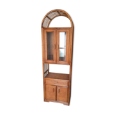 Rattan library and vintage bamboo