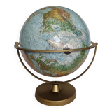 Globe in relief, Scan-Globe Denmark, gyroscope, 30 cm