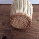 Vintage wicker bottle