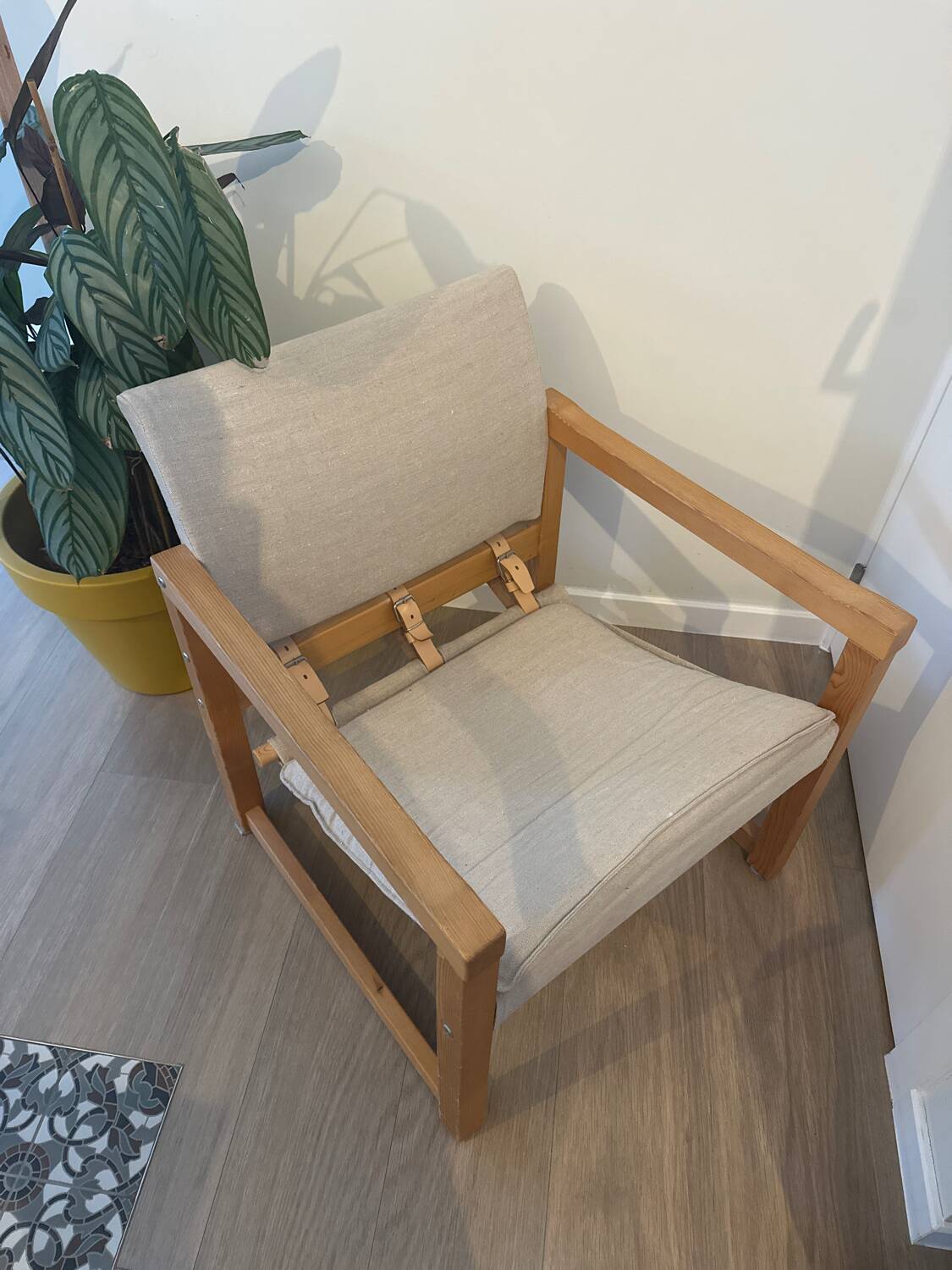 “Diana” safari armchair, designer Karin Mobring