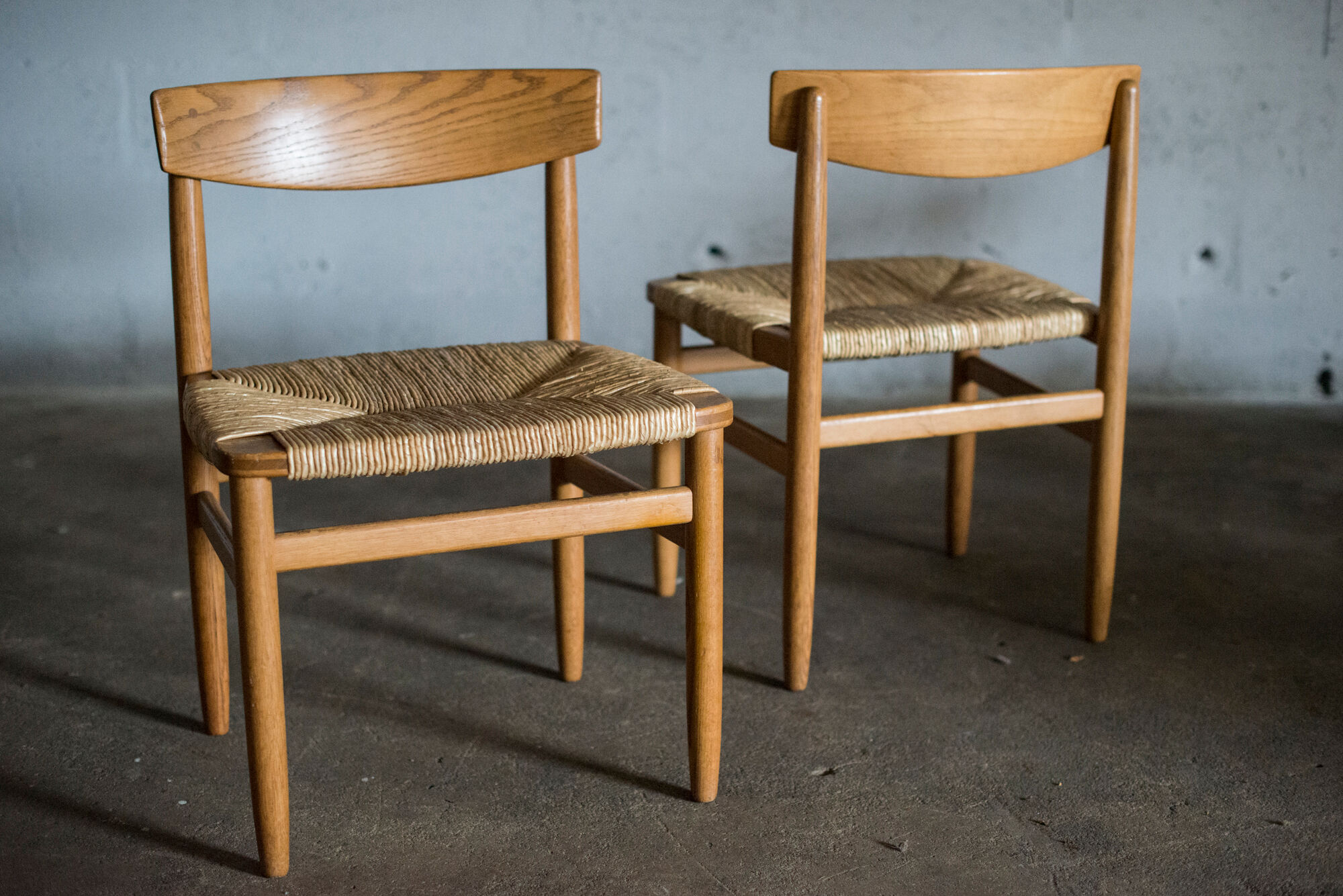 Set of 4 Borge Mogensen chairs