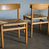 Set of 4 Borge Mogensen chairs