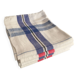 4 red and blue mixed tea towels